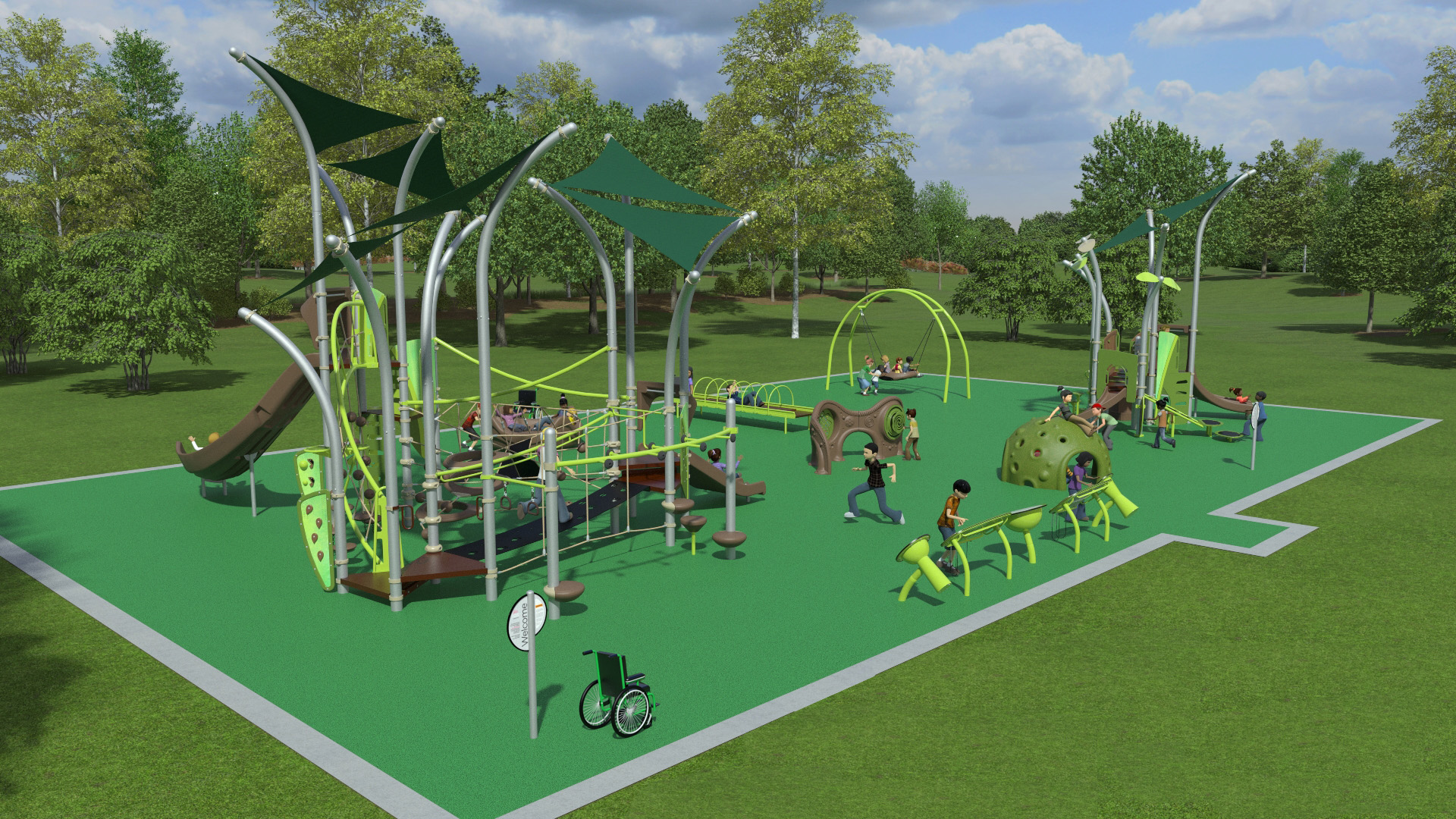 Accessible, Inclusive Playground to Debut at Legacy Park